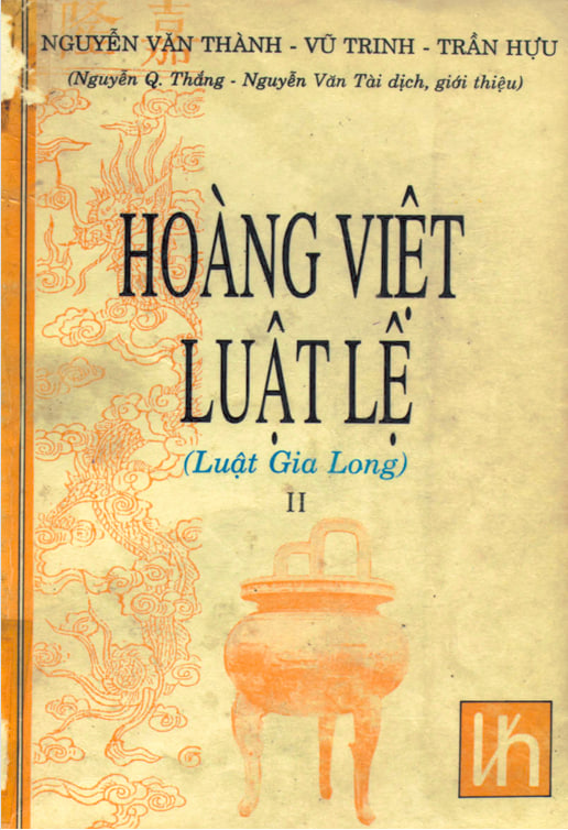 Hoàng Việt Luật Lệ - Luật Gia Long - Tập 2