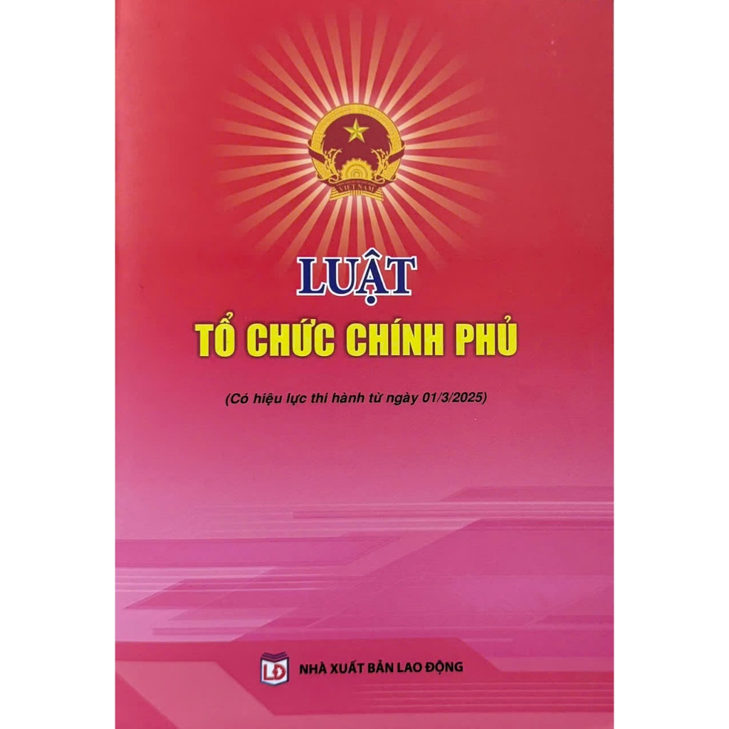 Luật tổ chức chính phủ