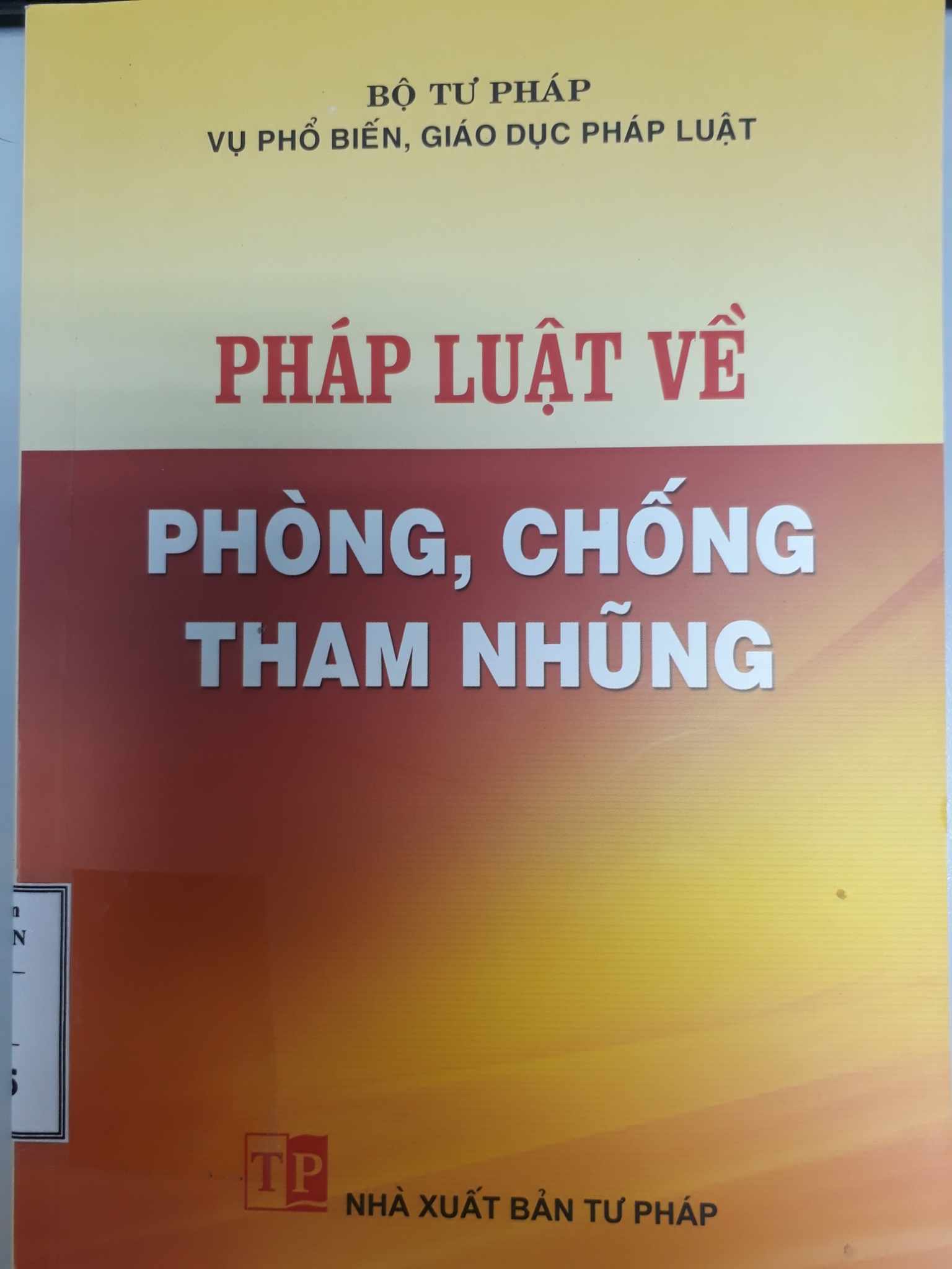Pháp luật về phòng, chống tham nhũng