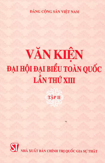 Văn kiện Đại hội đại biểu toàn quốc lần thứ XIII